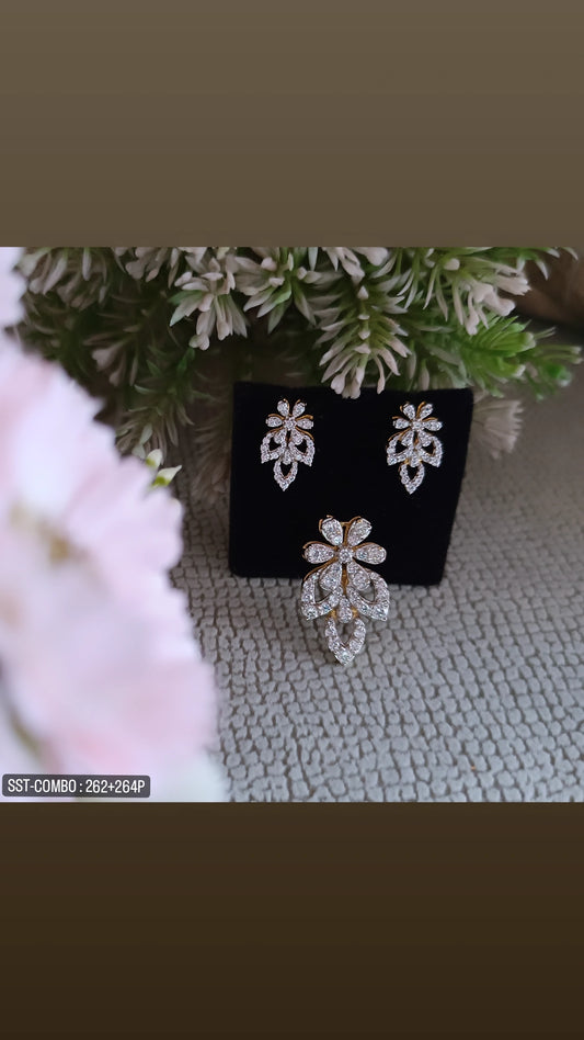 SST 262 + 264 COMBO | PENDANT AND EARRING SET