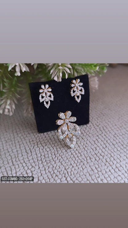 SST 262 + 264 COMBO | PENDANT AND EARRING SET