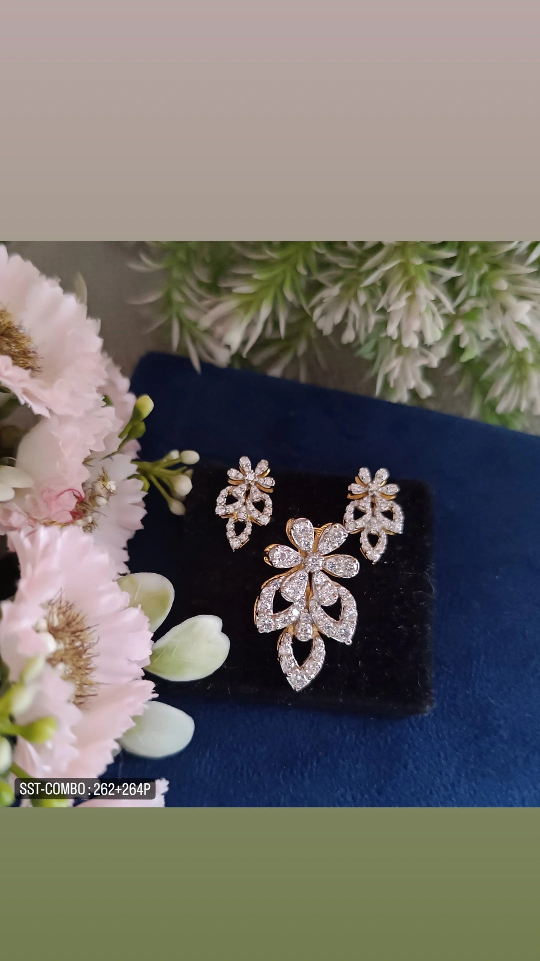 SST 262 + 264 COMBO | PENDANT AND EARRING SET