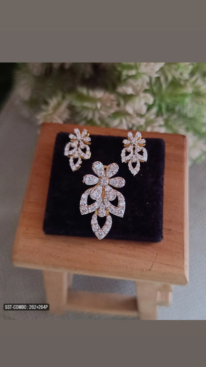 SST 262 + 264 COMBO | PENDANT AND EARRING SET
