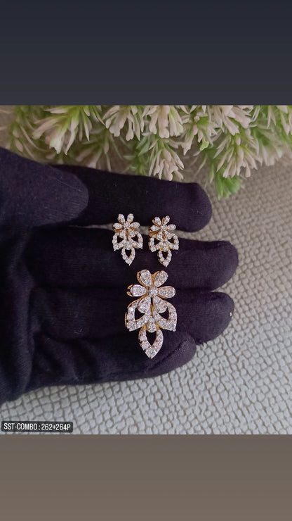 SST 262 + 264 COMBO | PENDANT AND EARRING SET