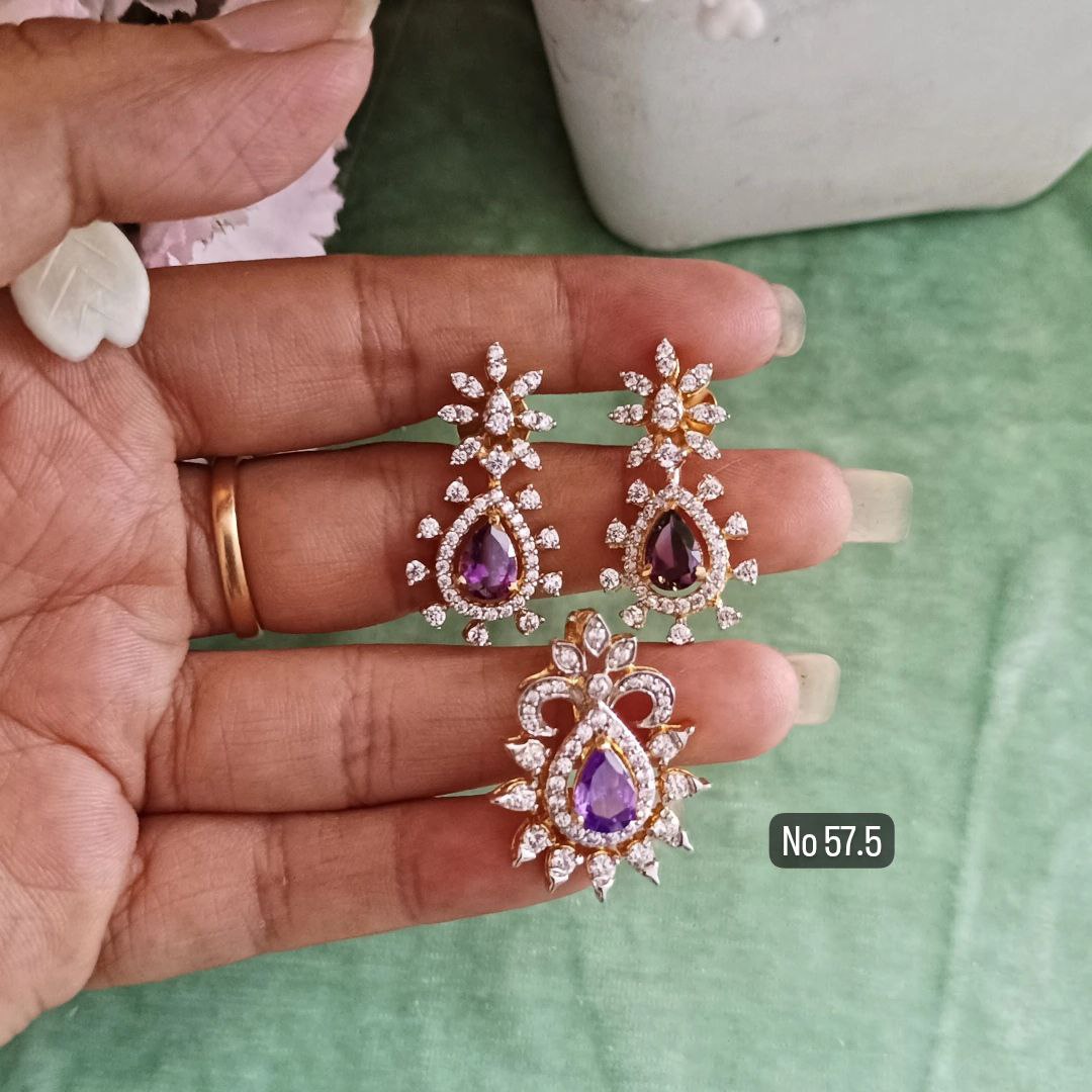 SST 162 + 257 COMBO | PENDANT AND EARRING SET