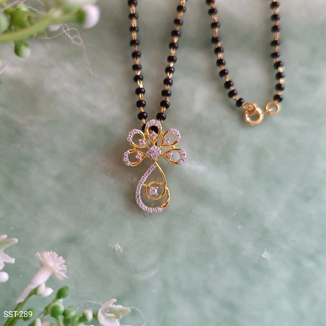 SST 289 | FLOWER DESIGN MANGALSUTRA