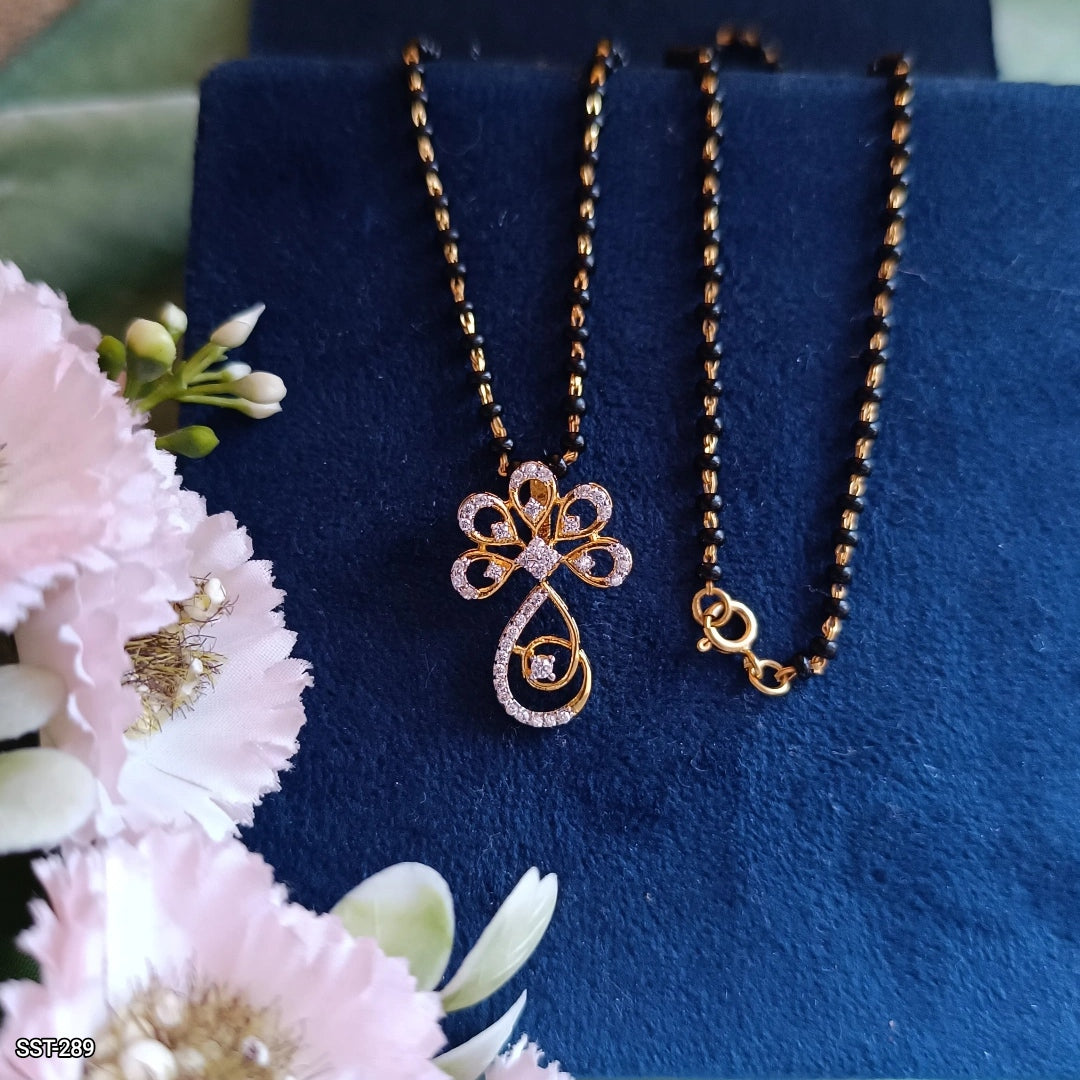 SST 289 | FLOWER DESIGN MANGALSUTRA