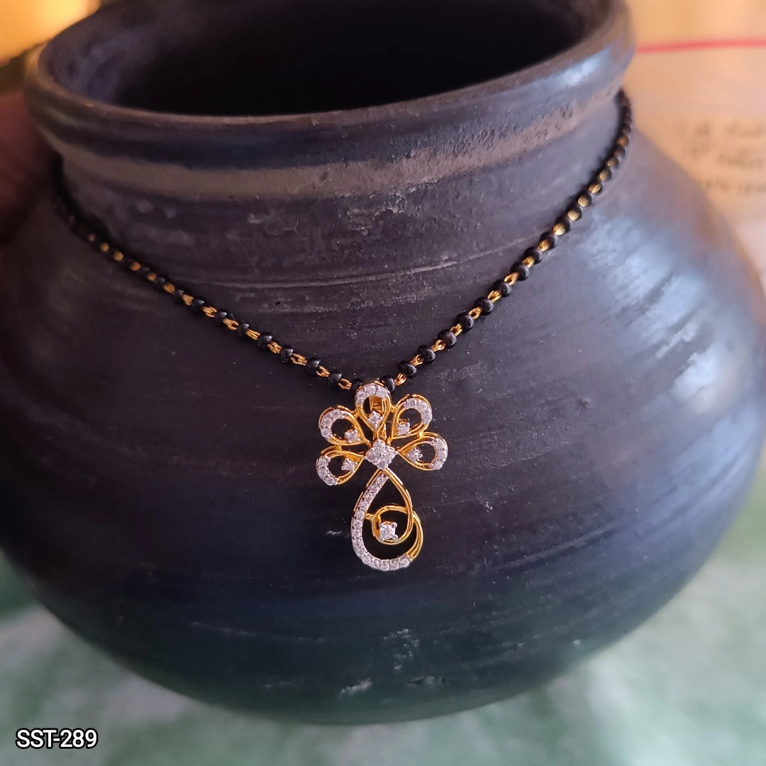 SST 289 | FLOWER DESIGN MANGALSUTRA