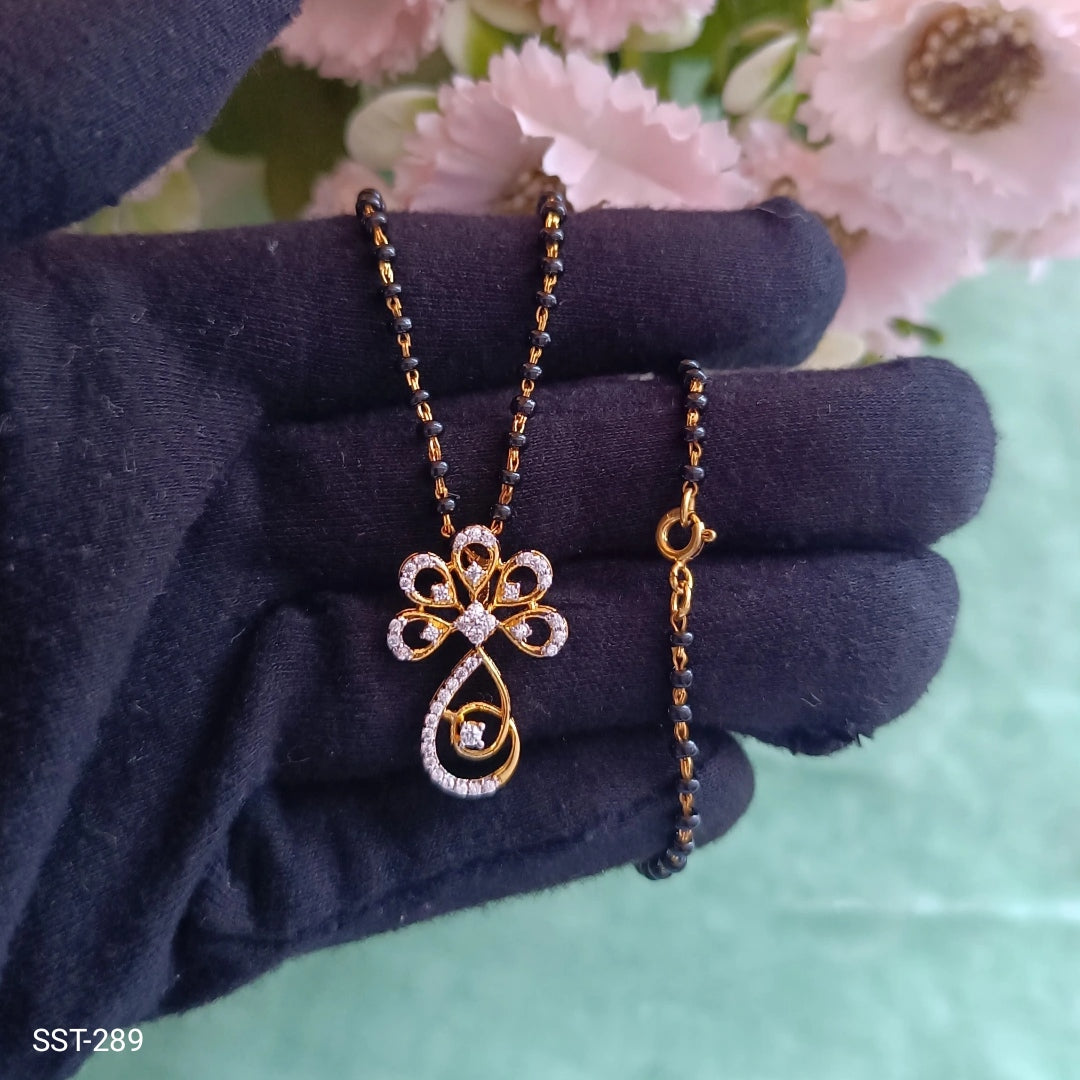 SST 289 | FLOWER DESIGN MANGALSUTRA