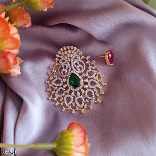 SST 291 | RAVISHING EMERALD AND RUBY LUXURIUS LOCKETS