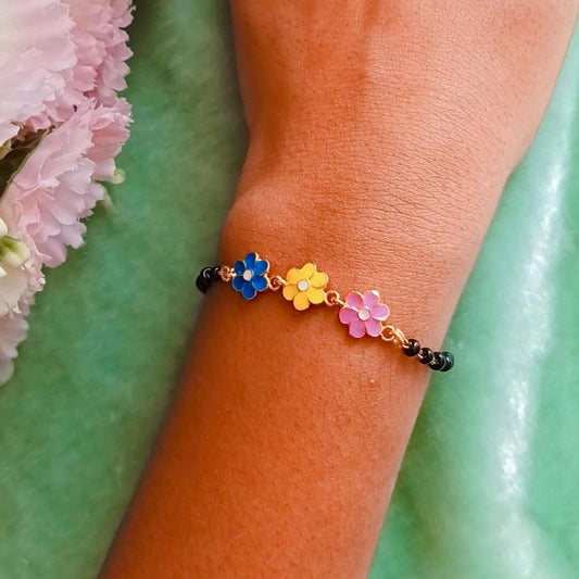 FLOWERS SILVER BABY NAZARIYA BRACELET