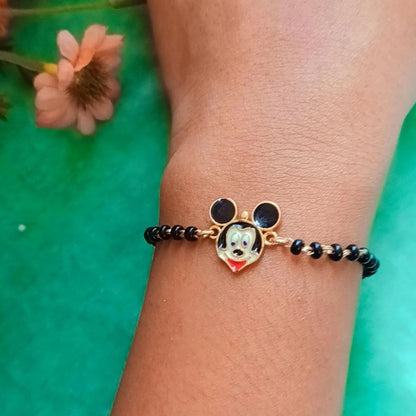 MICKEY SILVER BABY NAZARIYA BRACELET