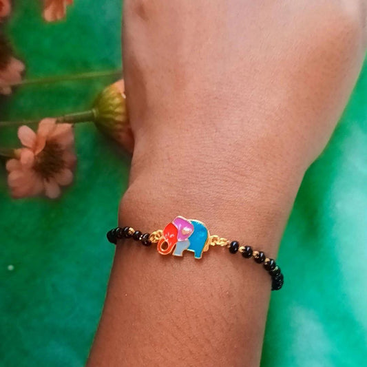 ELEPHANT SILVER BABY NAZARIYA BRACELET