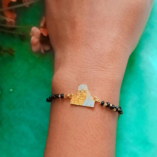 SAI BABA SILVER BABY NAZARIYA BRACELET