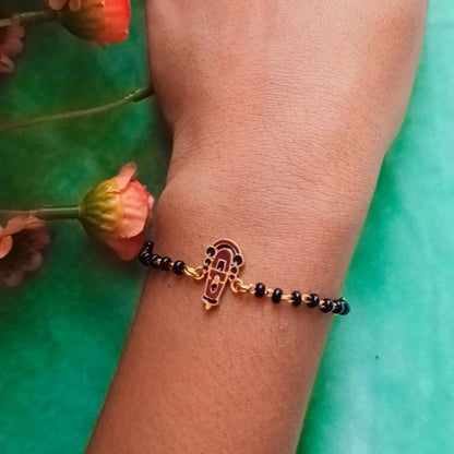 LORD VENKATESWARA SWAMY SILVER BABY NAZARIYA BRACELET