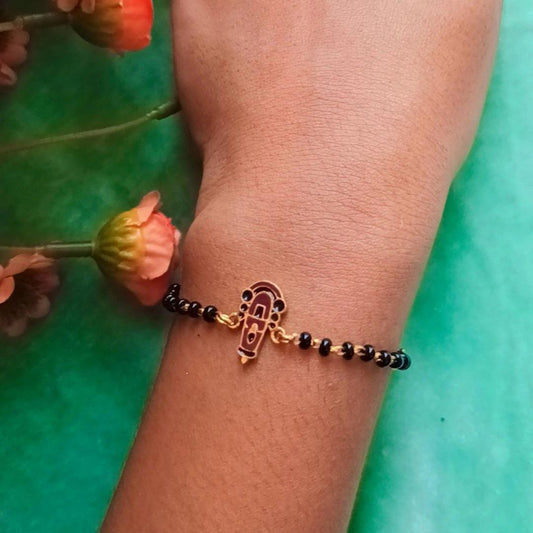 LORD VENKATESWARA SWAMY SILVER BABY NAZARIYA BRACELET