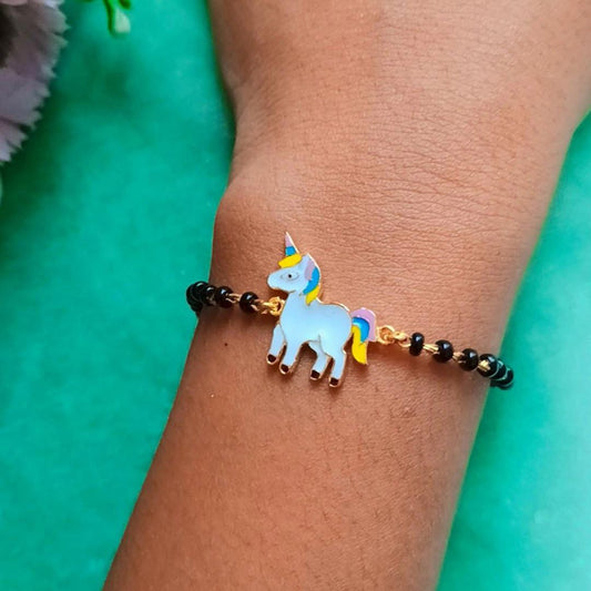 UNICORN SILVER BABY NAZARIYA BRACELET