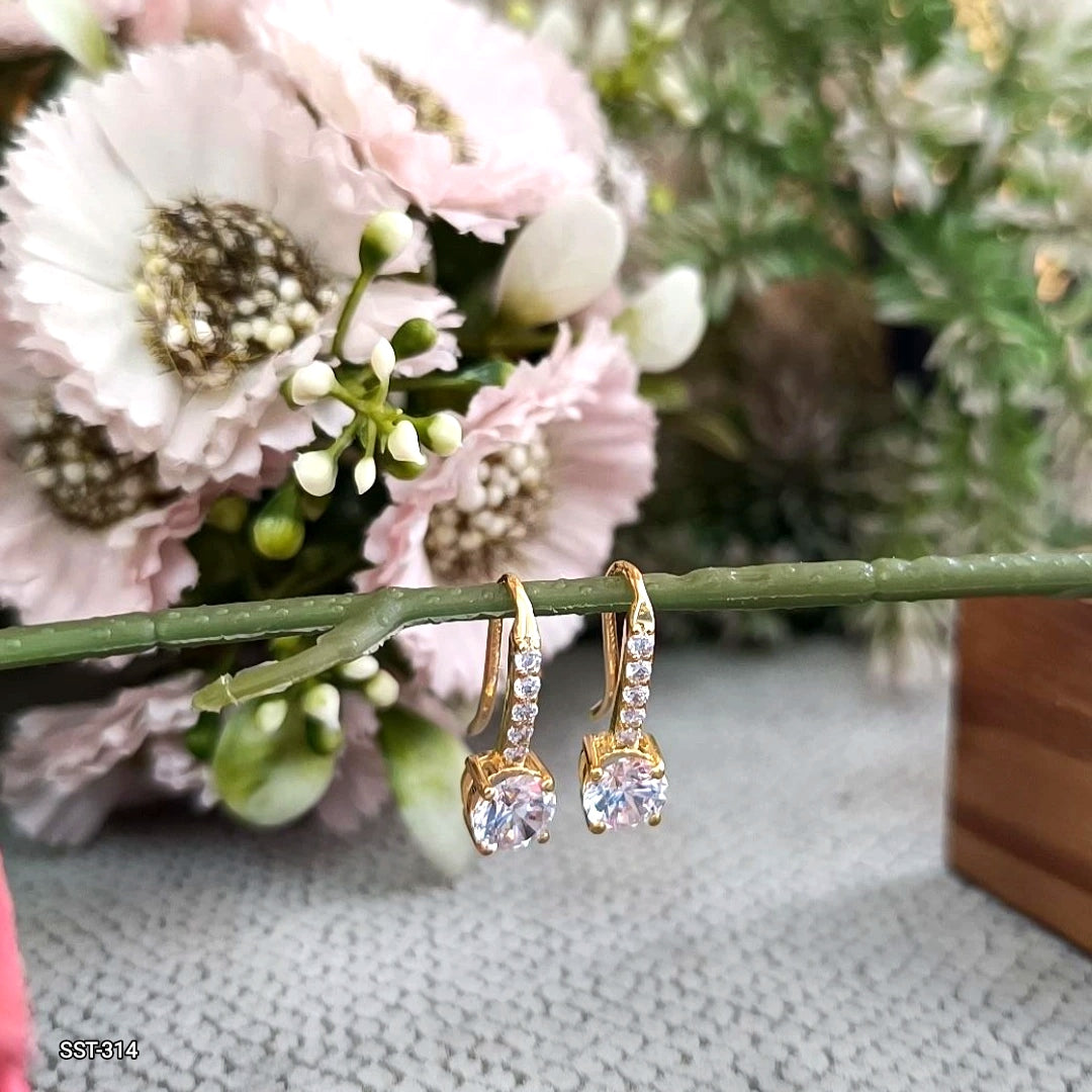 SST 314 | ELEGANT CRYSTAL DROP EARRINGS