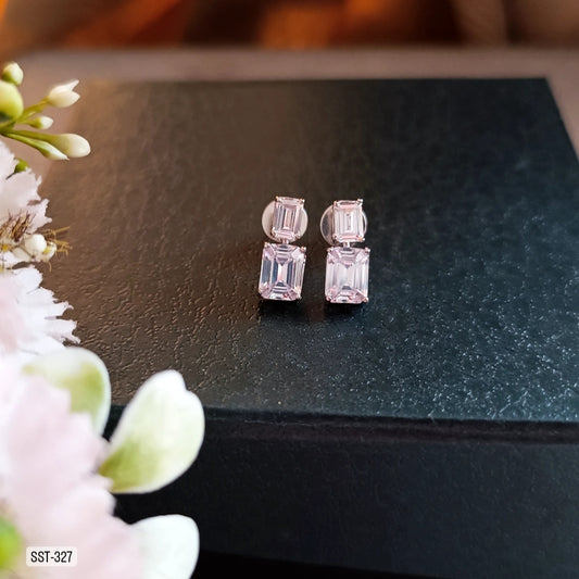 SST 327 | RECTANGULAR CUT EARRINGS