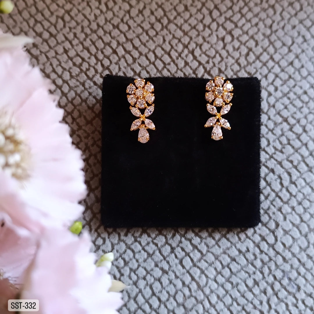 SST 332 | FLORAL DROP  EARRINGS