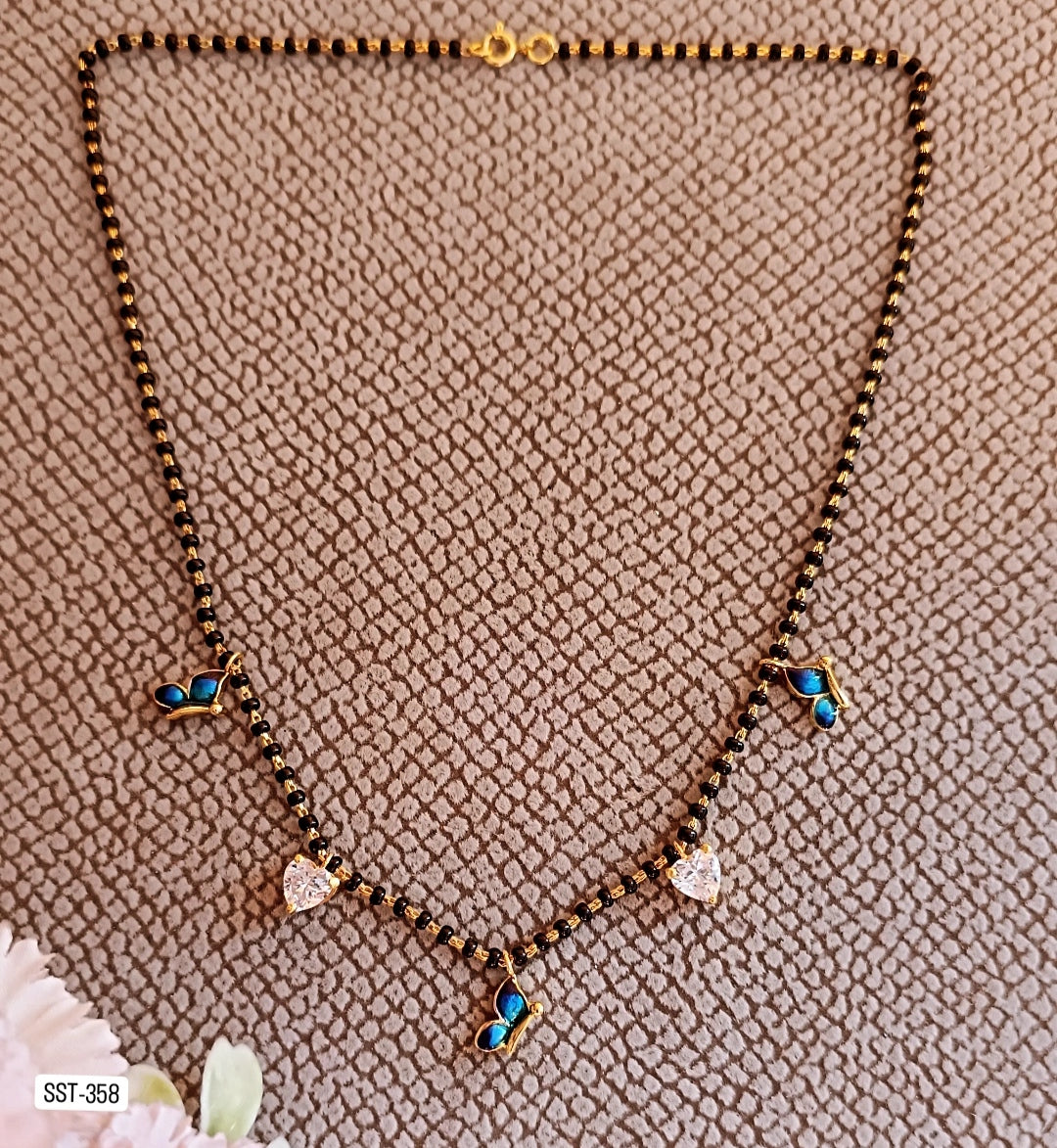 SST 358 | CHARMING BUTTERFLY AND HEART MANGALSUTRA