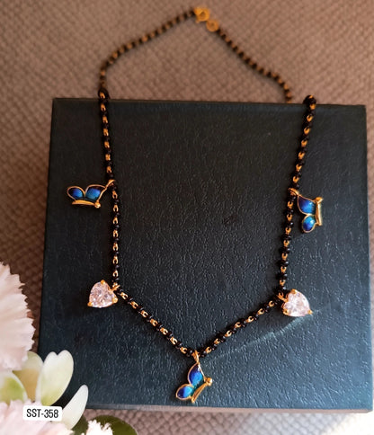 SST 358 | CHARMING BUTTERFLY AND HEART MANGALSUTRA