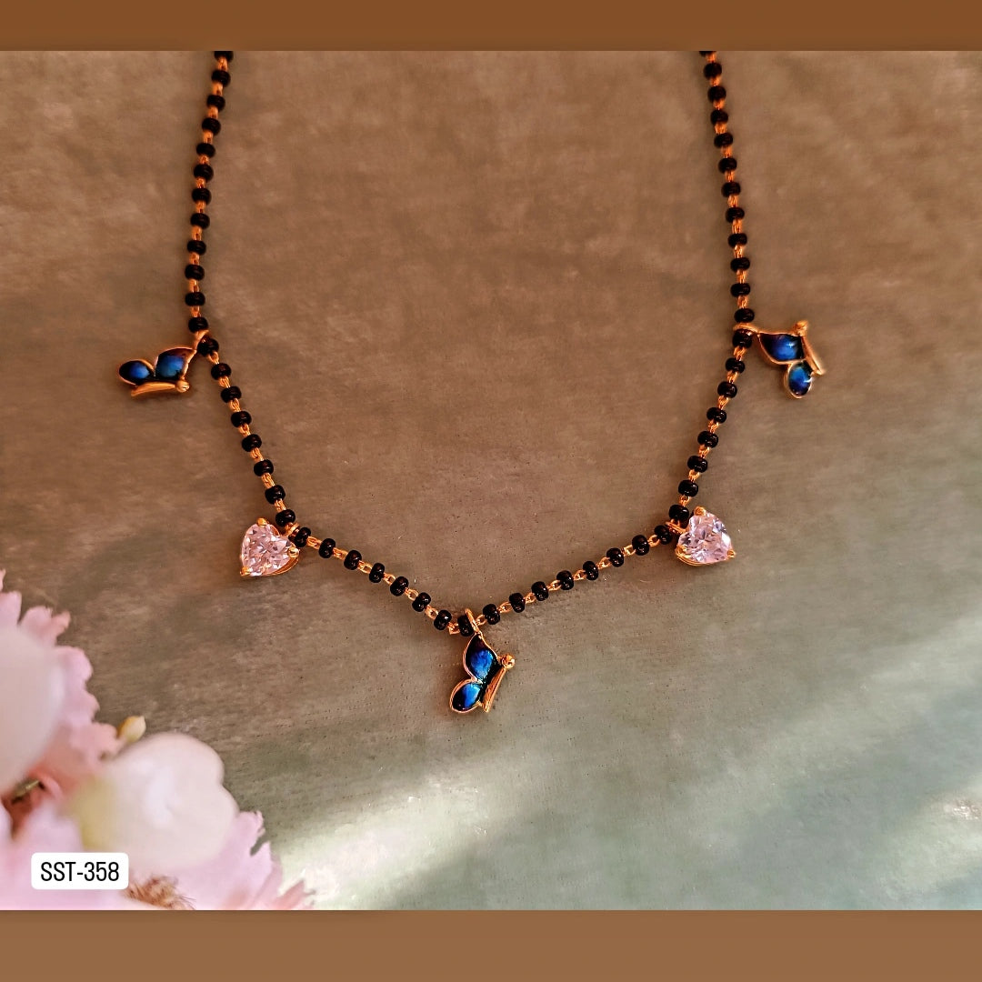 SST 358 | CHARMING BUTTERFLY AND HEART MANGALSUTRA