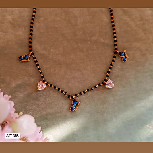 SST 358 | CHARMING BUTTERFLY AND HEART MANGALSUTRA