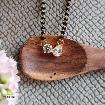 SST 361 | CHARMING DOUBLE STONE MANGALSUTRA