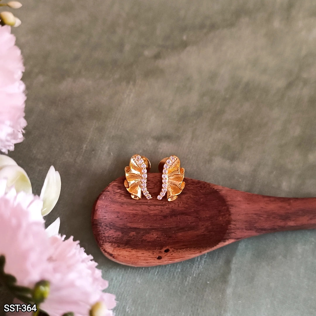 SST 364 | LUMINOUS GEMSTONE WHIRL EARRINGS