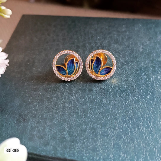 SST 368 |  ELEGANT BUTTERFLY MOTIF STUD EARRINGS
