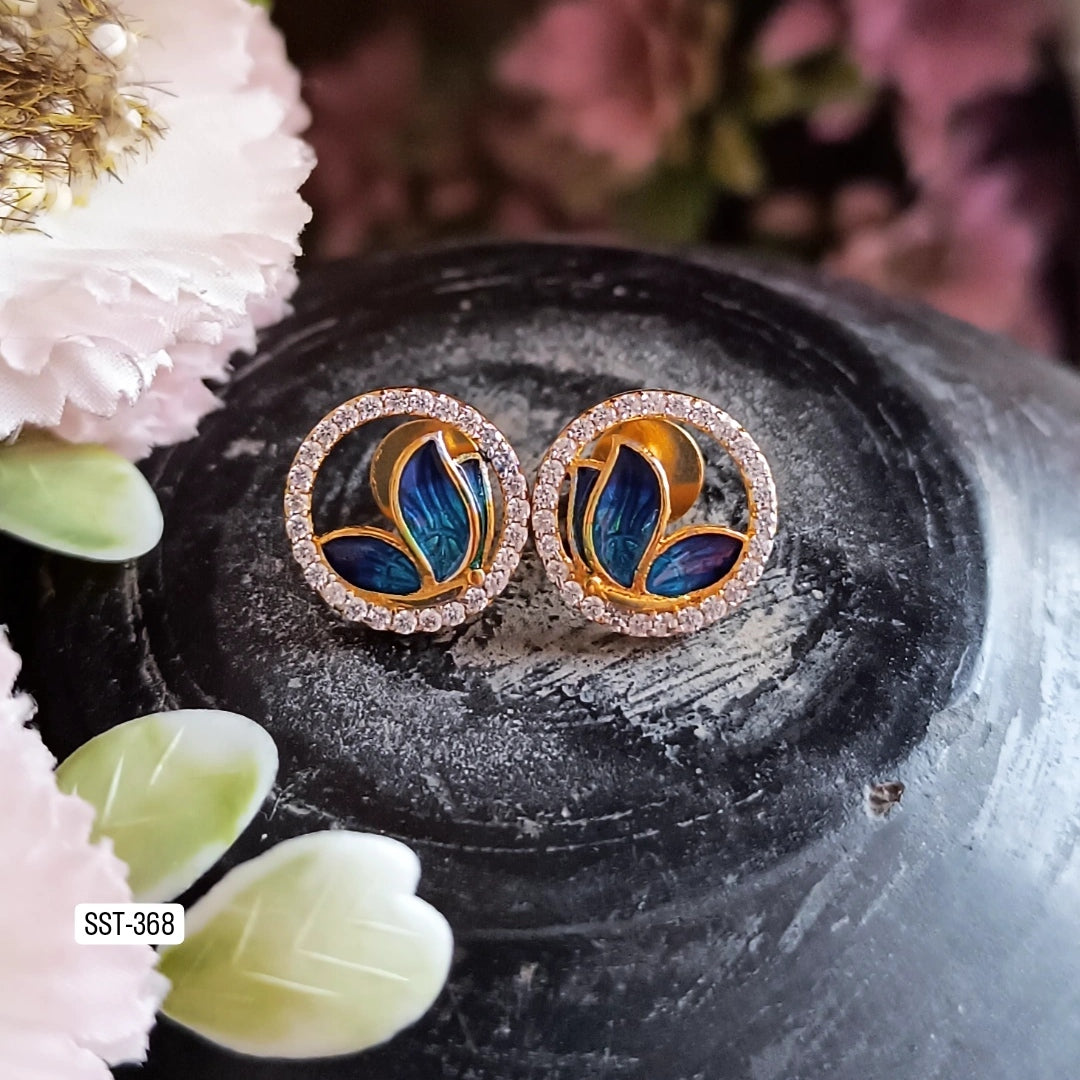 SST 368 |  ELEGANT BUTTERFLY MOTIF STUD EARRINGS