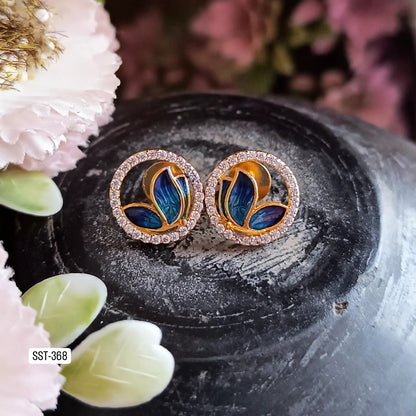 SST 368 |  ELEGANT BUTTERFLY MOTIF STUD EARRINGS