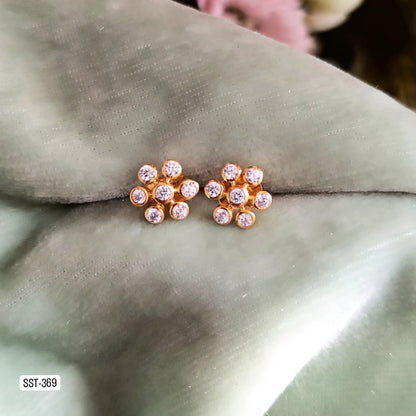 SST 369 |  SPARKLING FLOWER EARRINGS