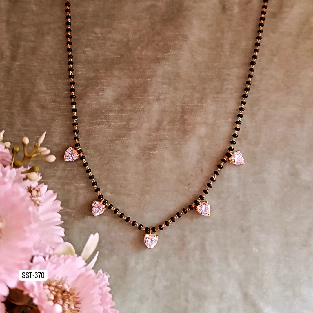 SST 370 | HEART-SHAPED PENDANT MANGALSUTRA