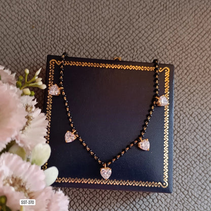 SST 370 | HEART-SHAPED PENDANT MANGALSUTRA