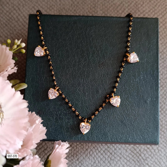 SST 370 | HEART-SHAPED PENDANT MANGALSUTRA
