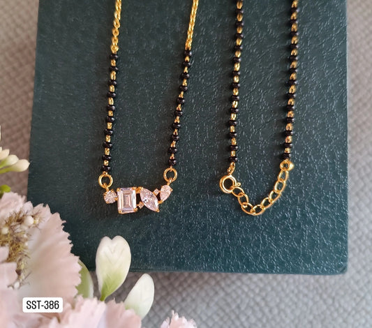 SST 386BC | STUNNING CRYSTAL FANCY MANGALSUTRA