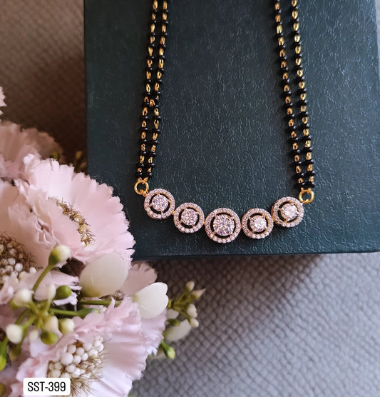 SST 399 | ELEGANT CRYSTAL MANGALSUTRA