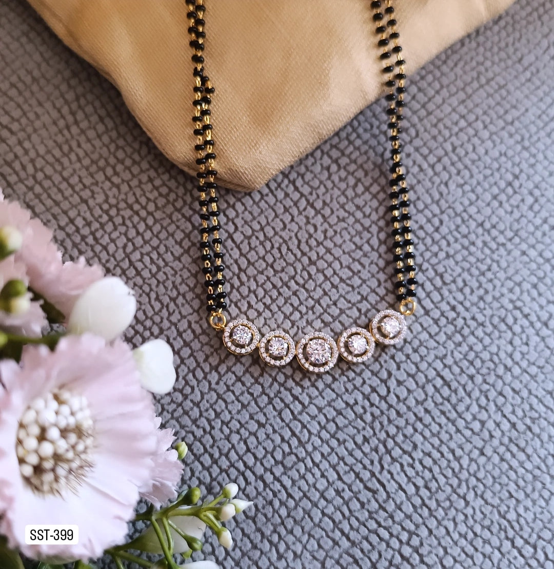SST 399 | ELEGANT CRYSTAL MANGALSUTRA
