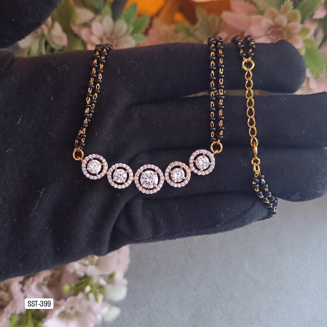 SST 399 | ELEGANT CRYSTAL MANGALSUTRA