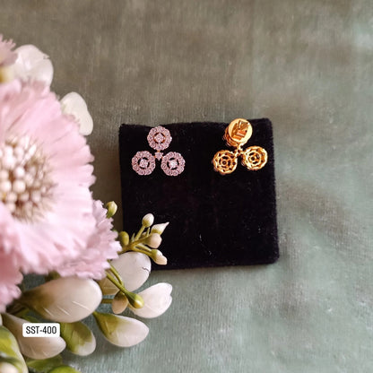 SST 400 | SPARKLING FLORAL EARRINGS