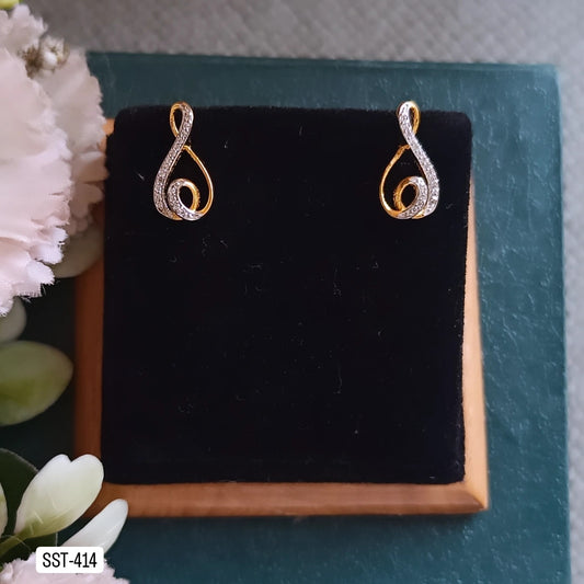 SST 414 | ELEGANT SWIRL DROP EARRINGS