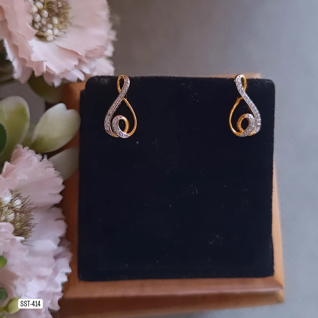 SST 414 | ELEGANT SWIRL DROP EARRINGS