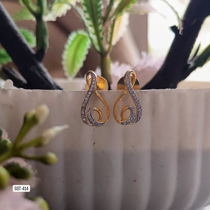 SST 414 | ELEGANT SWIRL DROP EARRINGS