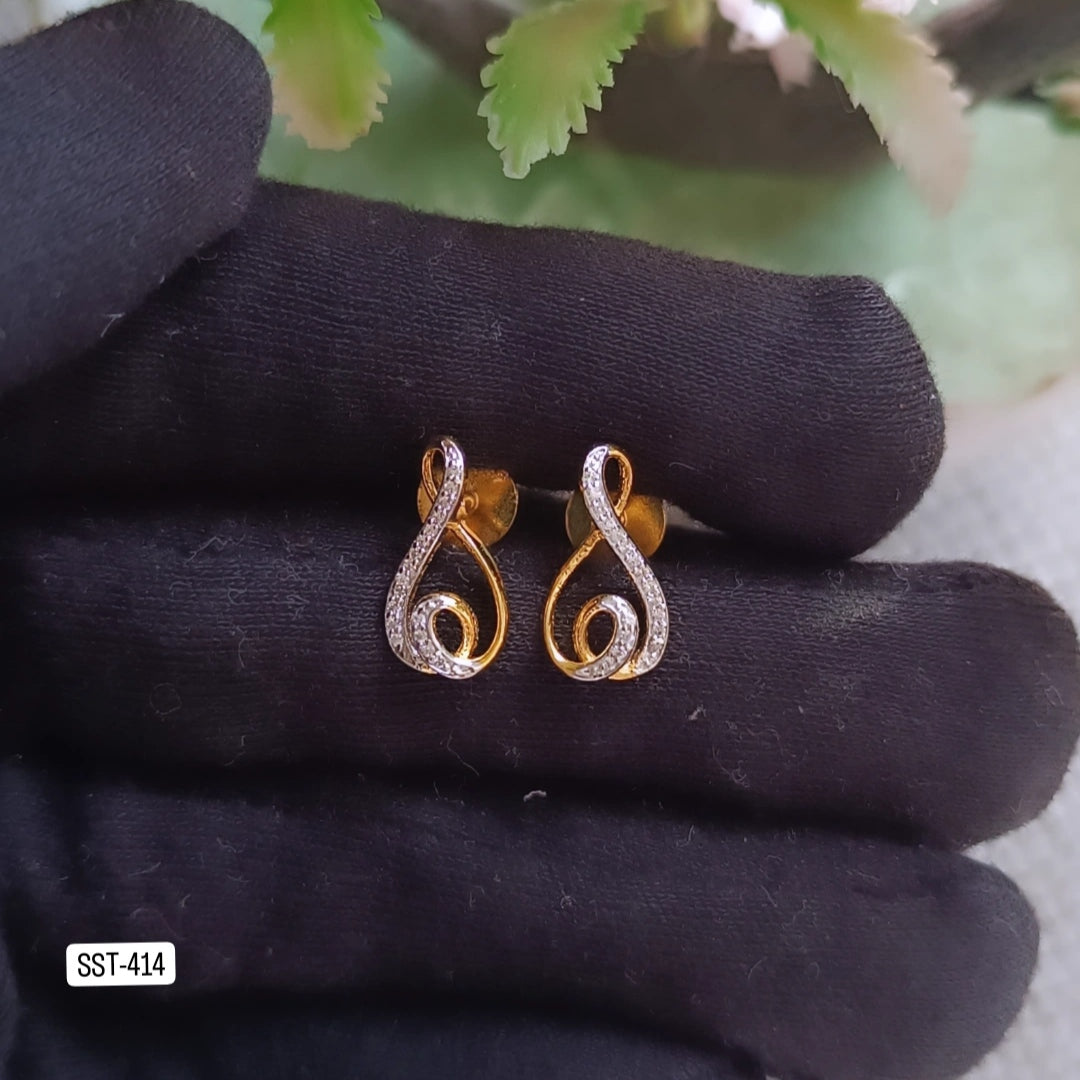 SST 414 | ELEGANT SWIRL DROP EARRINGS