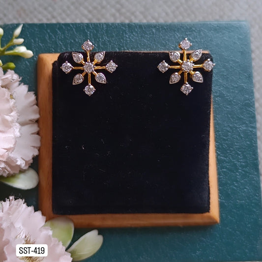 SST 419 | STUNNING SNOWFLAKE EARRINGS