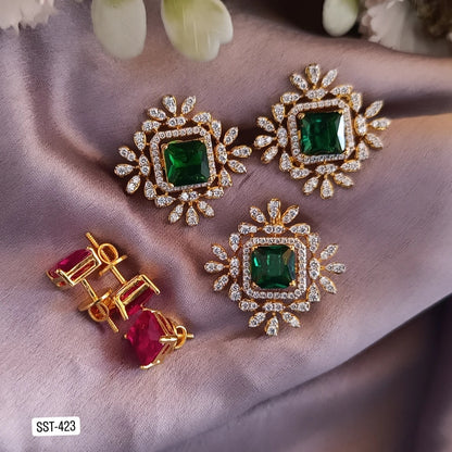 SST 423 | ELEGANT PENDENT AND EARRINGS SET