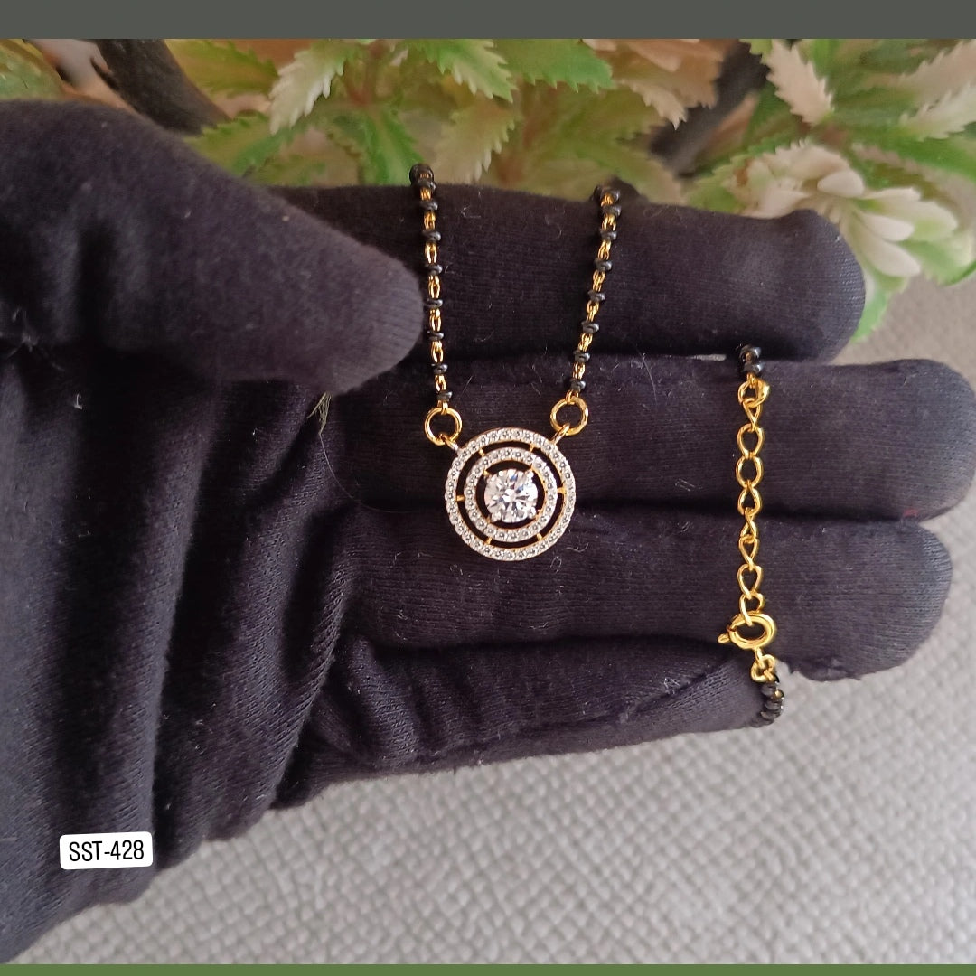 SST 428 | CIRCULAR PENDANT MANGALSUTRA