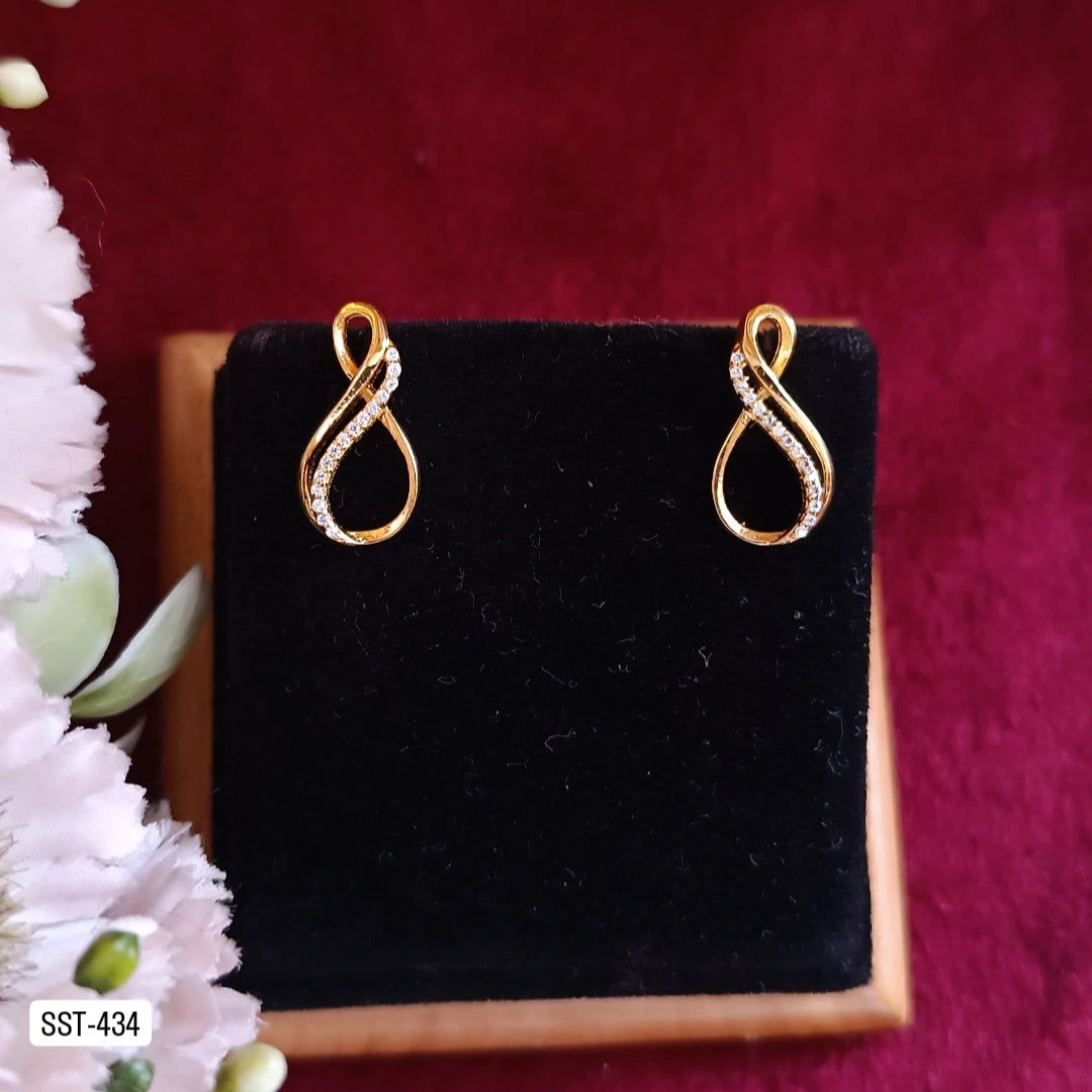 SST 434 |  INFINITY DROP EARRINGS