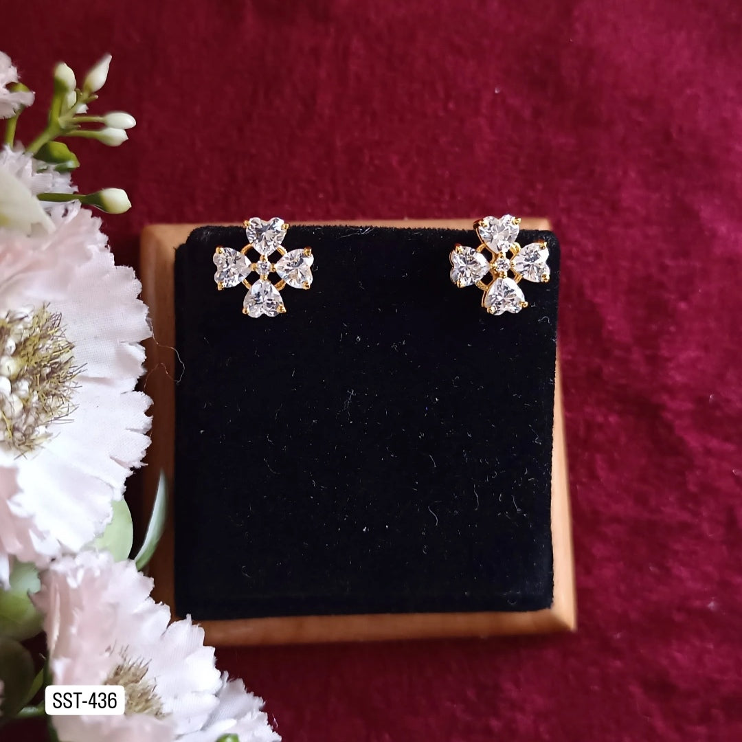 SST 436 | ELEGANT FLOWER-STYLE EARRINGS