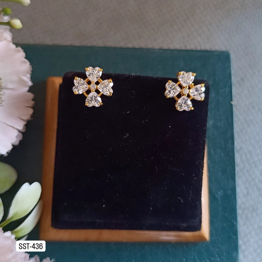 SST 436 | ELEGANT FLOWER-STYLE EARRINGS