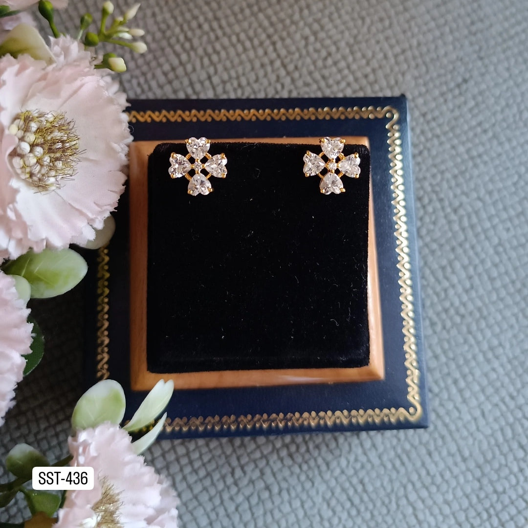 SST 436 | ELEGANT FLOWER-STYLE EARRINGS
